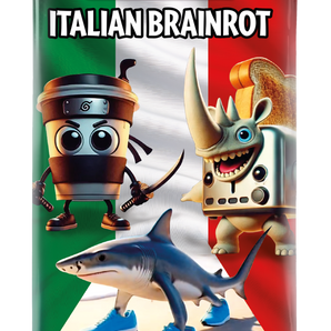 Italiensk Brainrot Kort Album med 162 lommer og 1 Pakke - Sæson 1