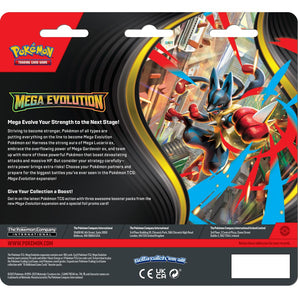 Pokémon Kort Mega Evolution Blister 3 Boosterpakker og Psyduck Promo