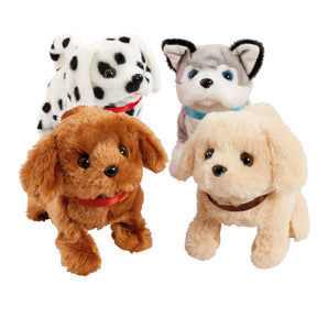 Happy Pets Hundehvalp Bamse Interaktiv der Går og Bjaffer 18 Cm