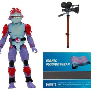 Fortnite Figur Solo Mode Moisty Merman Lilla med Tilbehør og Kode 10 cm