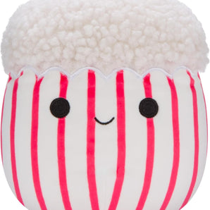 Squishmallows Bamse Arnel den Rød- og Hvidstribede Popcornspand 20 cm