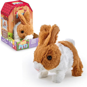 Happy Pets Kanin Bamse Kæledyr Realistisk og Interaktiv 15 cm