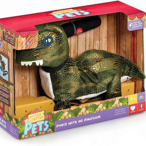 Happy Pets Dinosaur Bamse Interaktiv der Går og Danser 30 Cm