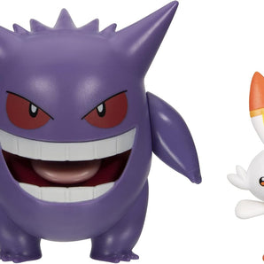 Pokémon Figur 2-Pak Gengar & Scorbunny 11 cm