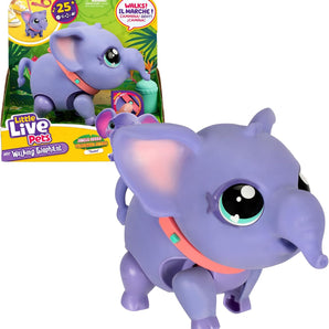 Little Live Pets Kæledyr Elefant Interaktiv My Walking Elephant 15 Cm