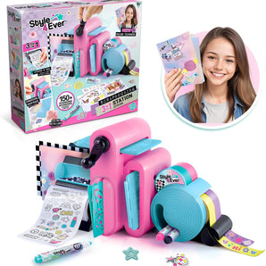 STYLE 4 EVER - DIY Scrapbook & Notesbog Sæt med +150 Dele
