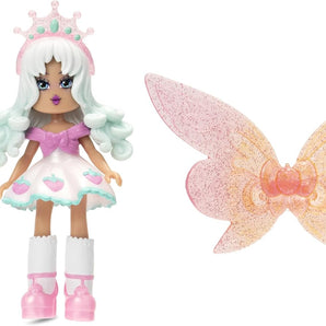 Roblox Royale High Light Fairy Modedukke 7,5 cm med 9 Tilbehørsdele og Kode