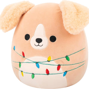 Squishmallows Bamse Jul Golden Retriever Hund 20 Cm