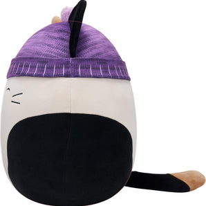 Squishmallows Bamse Katten Cam med Hue 40 Cm