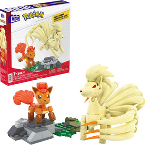 MEGA Pokémon Byggesæt - Vulpix og Ninetails Evolution Pack (145 dele)