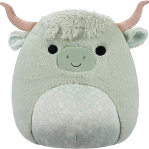 Squishmallows Bamse Fuzz A Mallows Højlandskoen Iver 40 Cm