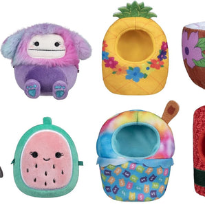 Squishmallows Bamser Micromallows Sæt - Mini-Figurer med Tilbehør 6 cm