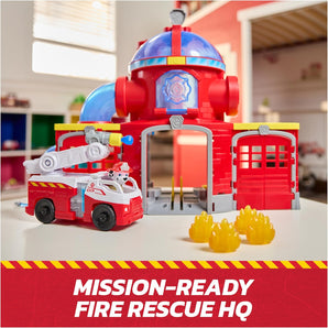 Paw Patrol Figur Brandstation med Marshall og Brandbil 38 cm