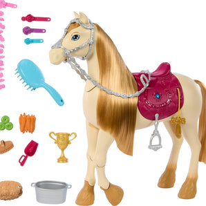 Barbie Mysteries Hest Sæt med Tilbehør 30 Cm