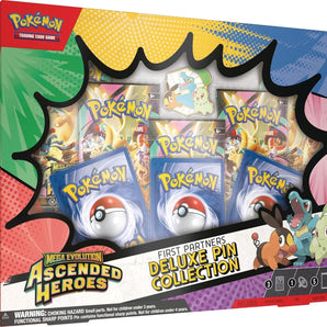Pokémon Kort Mega Evolution Ascended Heroes First Partner Deluxe Pin Collection