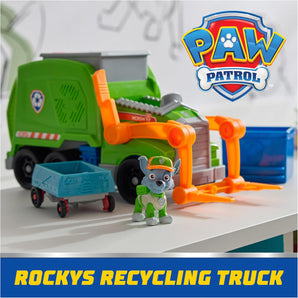 Paw Patrol Rocky Figur med Genbrugslastbil Tilbehør