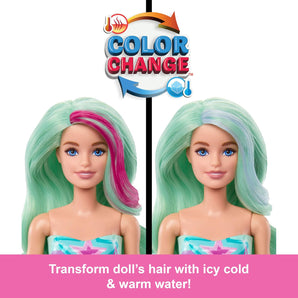 Barbie Havfruedukke Color Reveal 30 cm