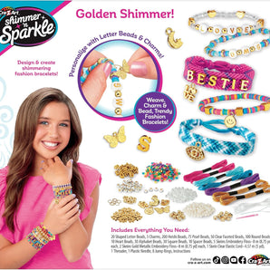 Shimmer 'n Sparkle DIY Kreativt Smykkesæt, +450 Perler og Tilbehør