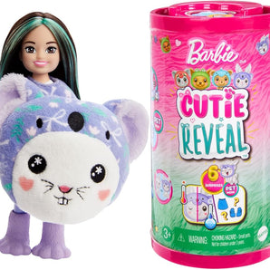 Barbie Dukke Cutie Reveal Chelsea Koala Kostume & 6 Overraskelser 13 Cm