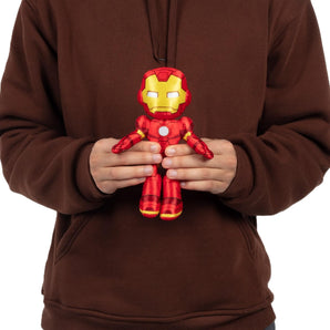 Spidey Iron Man Bamse 20 Cm Rød