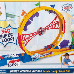 Spidey Spider-Man Bil Racerbane med Loop 71 cm