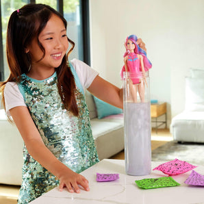 Barbie Dukke Color Reveal Disco Overraskelse med Tilbehør 32 cm