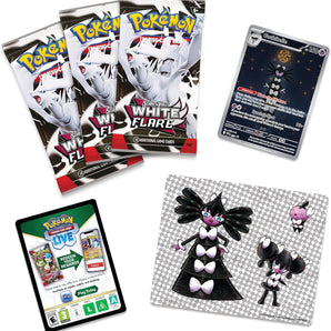 Pokémon Kort White Flare Tech Sticker Collection med 3 Boosterpakker