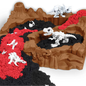 Kinetic Sand Dinosaur Fossil Sæt med Tilbehør