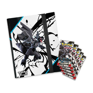 Pokémon Kort Mappe Binder Collection Scarlet & Violet Black Bolt med 5 Pakker
