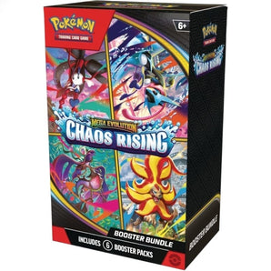 Pokémon Kort Booster Bundle Mega Evolution Chaos Rising 6 Booster Packs
