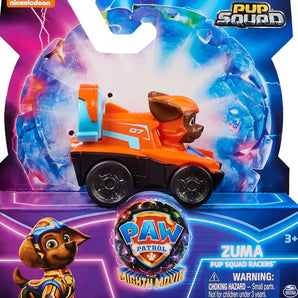 Paw Patrol Figur Zuma Racerbil The Mighty Movie 5 cm