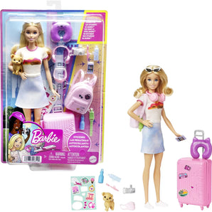 Barbie Dukke Rejsesæt med Tilbehør 30 cm