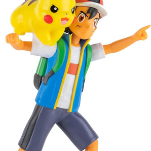 Pokémon Figur Ash & Pikachu 11 cm