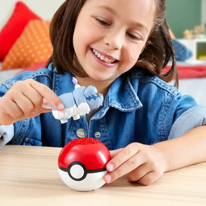 MEGA Pokémon Byggesæt Greavard Figur og Pokéball 30 Dele